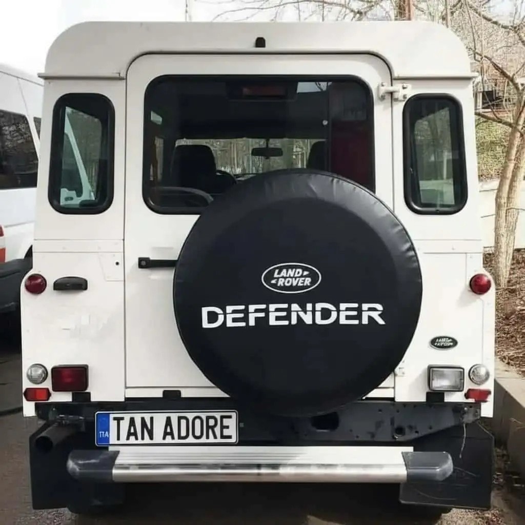 Land Rover Defender Logolu Stepne Kılıfı